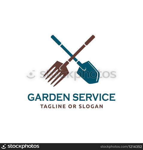 Creative logo design concept related to House Gardening, Landscaping Green House or Ecological Living Style