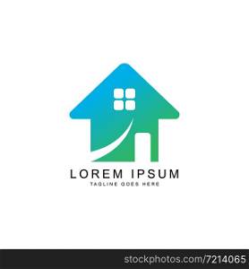 creative modern home logo template