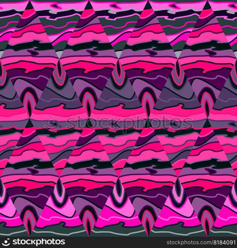 Creative mosaic seamless background pattern. Abstract geometric backdrop. Design for fabric, textile print, wrapping paper, cover. Vector illustration. Creative mosaic seamless background pattern. Abstract geometric backdrop.