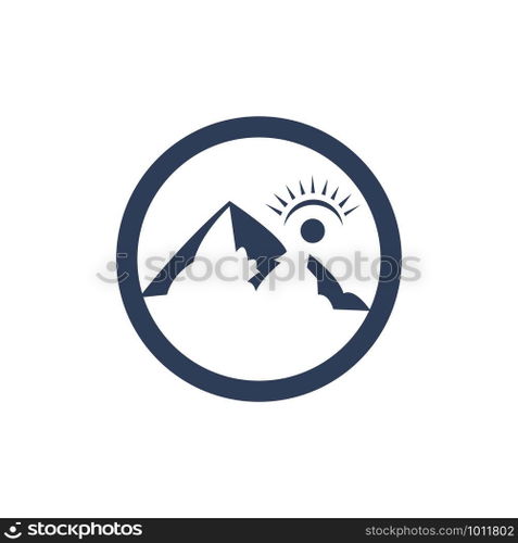 creative mountain  logo vector template