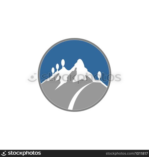 creative mountain  logo vector template
