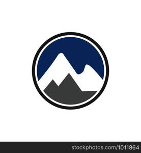 creative mountain logo vector template