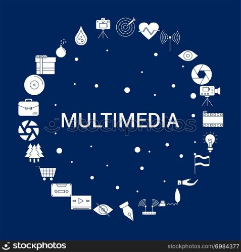 Creative Multimedia icon Background