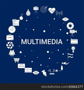Creative Multimedia icon Background