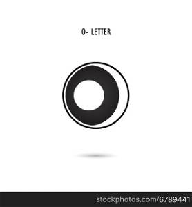Creative O-letter icon abstract logo design.O-alphabet symbol.Corporate business and industrial logotype symbol.Vector illustration