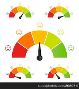 Creative of rating customer vector image