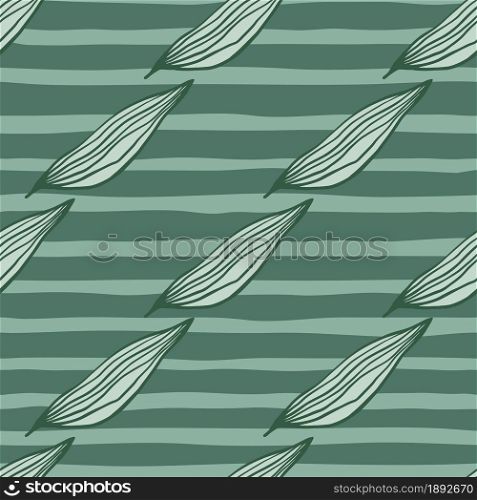 Creative organic line leaves pattern. Abstract botanical backdrop. Nature wallpaper. Design for fabric , textile print, wrapping, cover. Simple vector illustration.. Creative organic line leaves pattern.