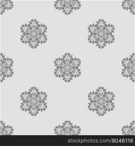 Creative Ornamental Seamless Grey Pattern. Geometric Decorative Background. Creative Ornamental Seamless Grey Pattern