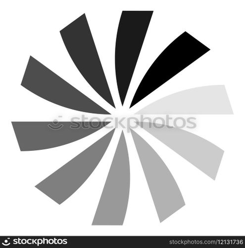Creative progress loader. Artistic button for web interface isolated on white background. Creative progress loader. Artistic button for web interface
