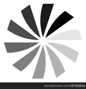 Creative progress loader. Artistic button for web interface isolated on white background. Creative progress loader. Artistic button for web interface