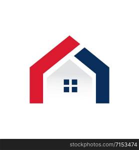 Creative Real Estate logo design. Property and Construction Logo design. Homes logo concept Real estate service, construction, Growth house, arrow up home concept.