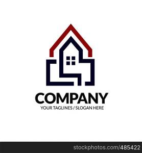 creative Real Estate logo, Property and Construction Logo design Vector