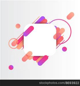 Creative Rounded Lines Edge. Place for Text. business brochure banner and poster template background