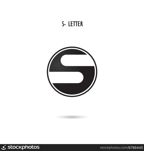 Creative S-letter icon abstract logo design.S-alphabet symbol.Corporate business and industrial logotype symbol.Vector illustration