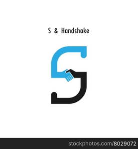 Creative S- letter icon abstract logo design vector template.Business offer,partnership icon.Corporate business and industrial logotype symbol.Vector illustration