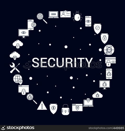 Creative Security icon Background