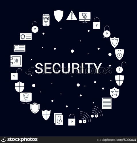 Creative Security icon Background