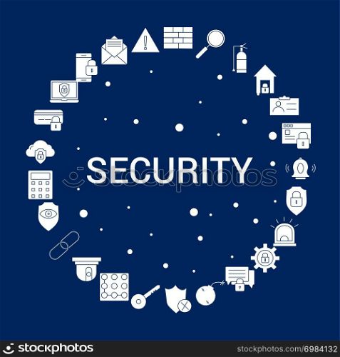 Creative Security icon Background