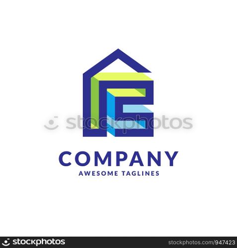 creative simple line house geometric logo vector ,Premium simple house design for decoration vector illustration