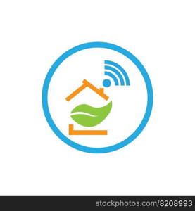 creative Smart house logo illustration design