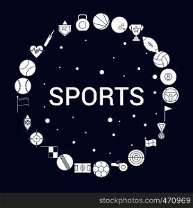 Creative Sports icon Background