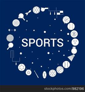 Creative Sports icon Background