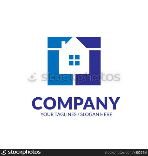 Creative strong and bold Real Estate logo, Property and Construction Logo design Vector