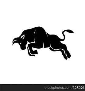 creative Strong bull logo vector illustration