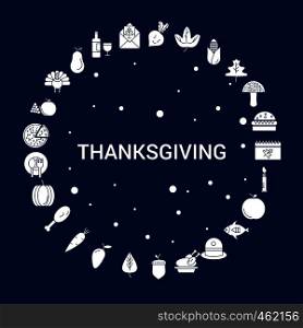 Creative Thanksgiving icon Background