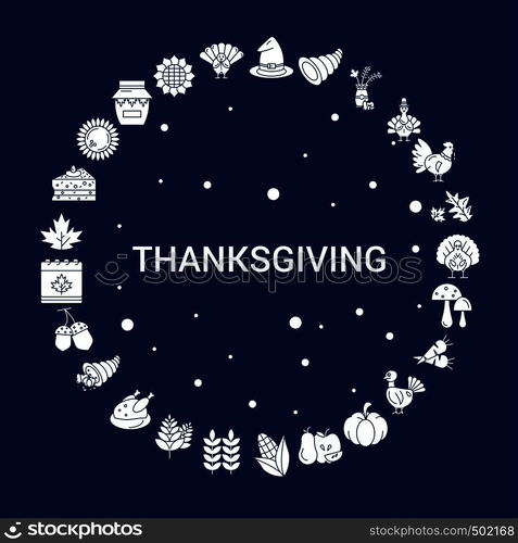 Creative Thanksgiving icon Background