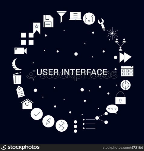 Creative User Interface icon Background