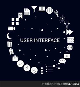 Creative User Interface icon Background