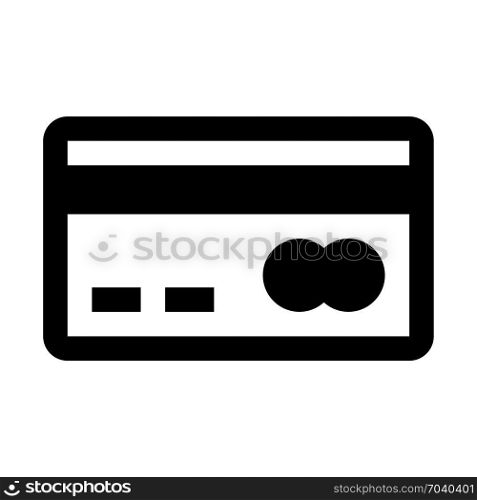 Credit card, e-payment, icon on isolated background