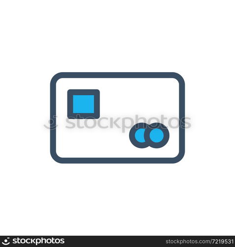 credit card flat icon