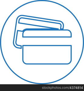 Credit card icon sign symbol design