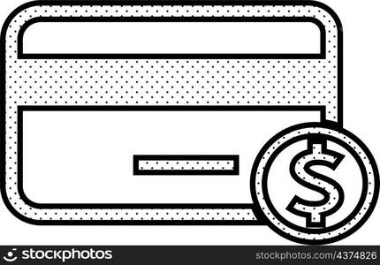 Credit card icon sign symbol design