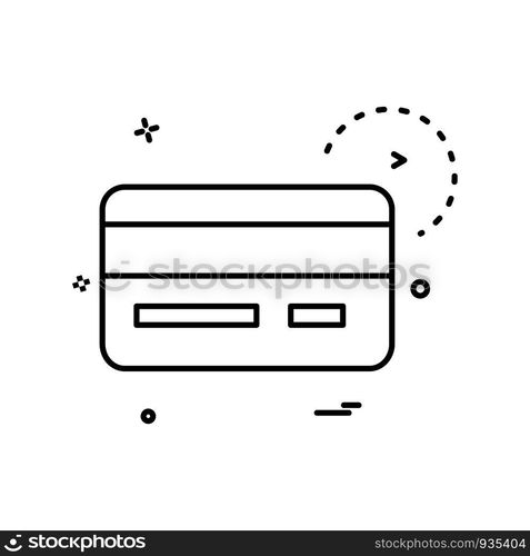 credit card icon vector design