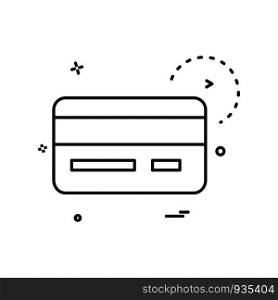credit card icon vector design