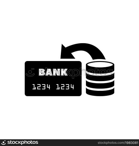 Credit Card Recharge, Money Transfer. Flat Vector Icon illustration. Simple black symbol on white background. Credit Card Recharge, Money Transfer sign design template for web and mobile UI element. Credit Card Recharge, Money Transfer. Flat Vector Icon illustration. Simple black symbol on white background. Credit Card Recharge, Money Transfer sign design template for web and mobile UI element.