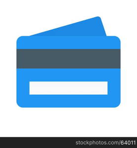 credit cards, Icon on isolated background