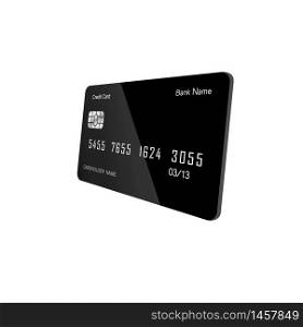 Credit or debit card icon flat 3D on isolated white background. EPS 10 vector. Payment concept.. Credit or debit card icon flat 3D on isolated white background. EPS 10 vector. Payment concept