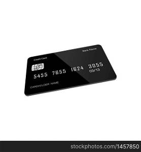 Credit or debit card icon flat 3D on isolated white background. EPS 10 vector. Payment concept. Credit or debit card icon flat 3D on isolated white background. EPS 10 vector. Payment concept.