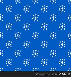 Cresols molecule pattern vector seamless blue repeat for any use. Cresols molecule pattern vector seamless blue