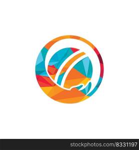 Cricket care vector logo design. Cricket insurance logo design concept. 