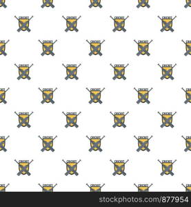 Cricket crossed bats pattern seamless vector repeat for any web design. Cricket crossed bats pattern seamless vector