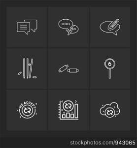 Cricket , sports , message , wicket , bails , number , chat , reset , cloud , graph , icon, vector, design, flat, collection, style, creative, icons