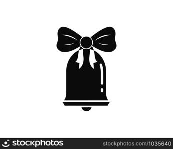 cristmas bell illustration template vector