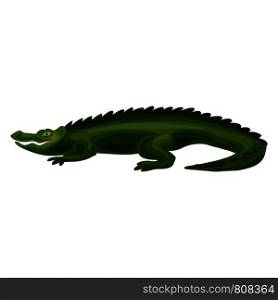 Crocodile icon. Cartoon of crocodile vector icon for web design isolated on white background. Crocodile icon, cartoon style