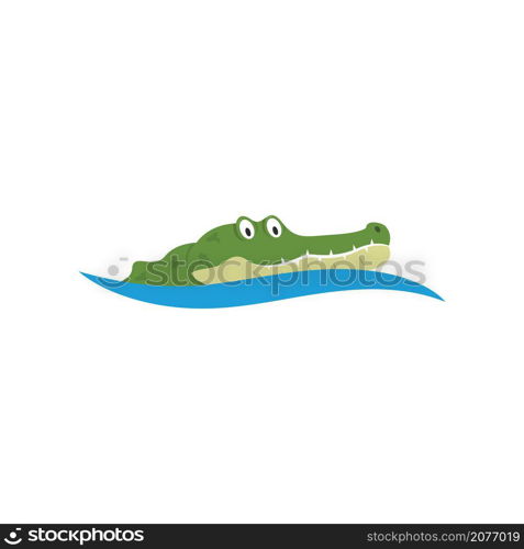 crocodile icon vector illustration design template web