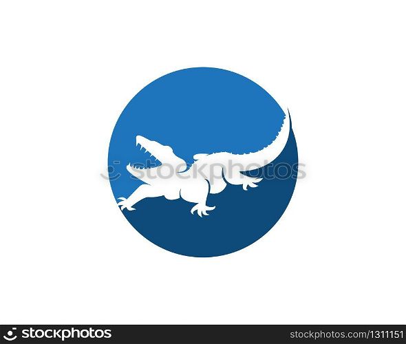 Crocodile logo design vector illustration